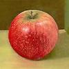 Рисуем яблоко пастелью