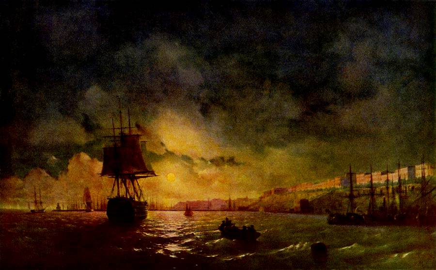 Одесса ночью 1846