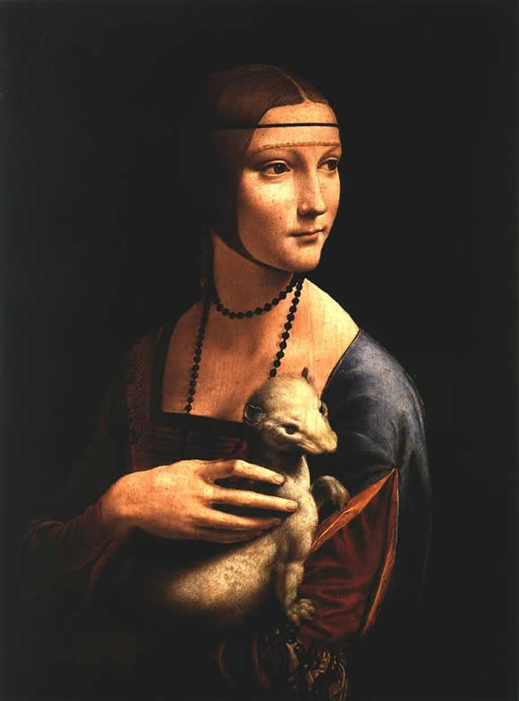 Дама с горностаем 1490