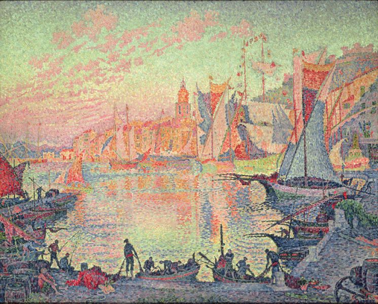 Порт в Сен-Тропе. 1901г