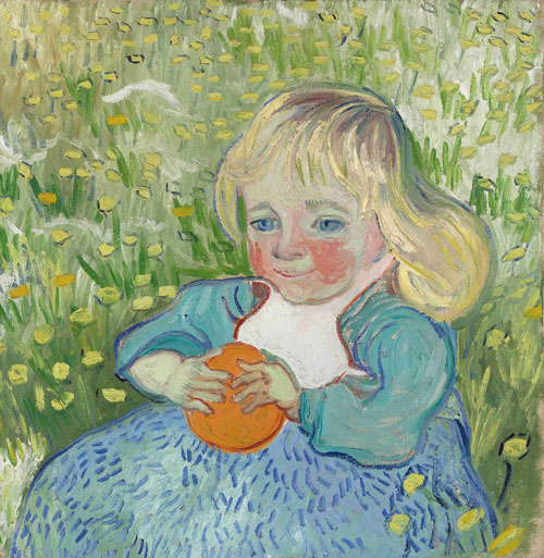 Ребенок с апельсином. 1890