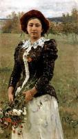 Осенний букет (портрет дочери). 1892