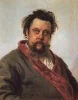 Портрет композитора Мусоргского. 1881