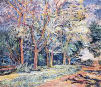 Пейзаж с деревьями. 1910 г.