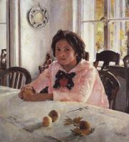 Девочка с персиками (Портрет В.С.Мамонтовой). 1887